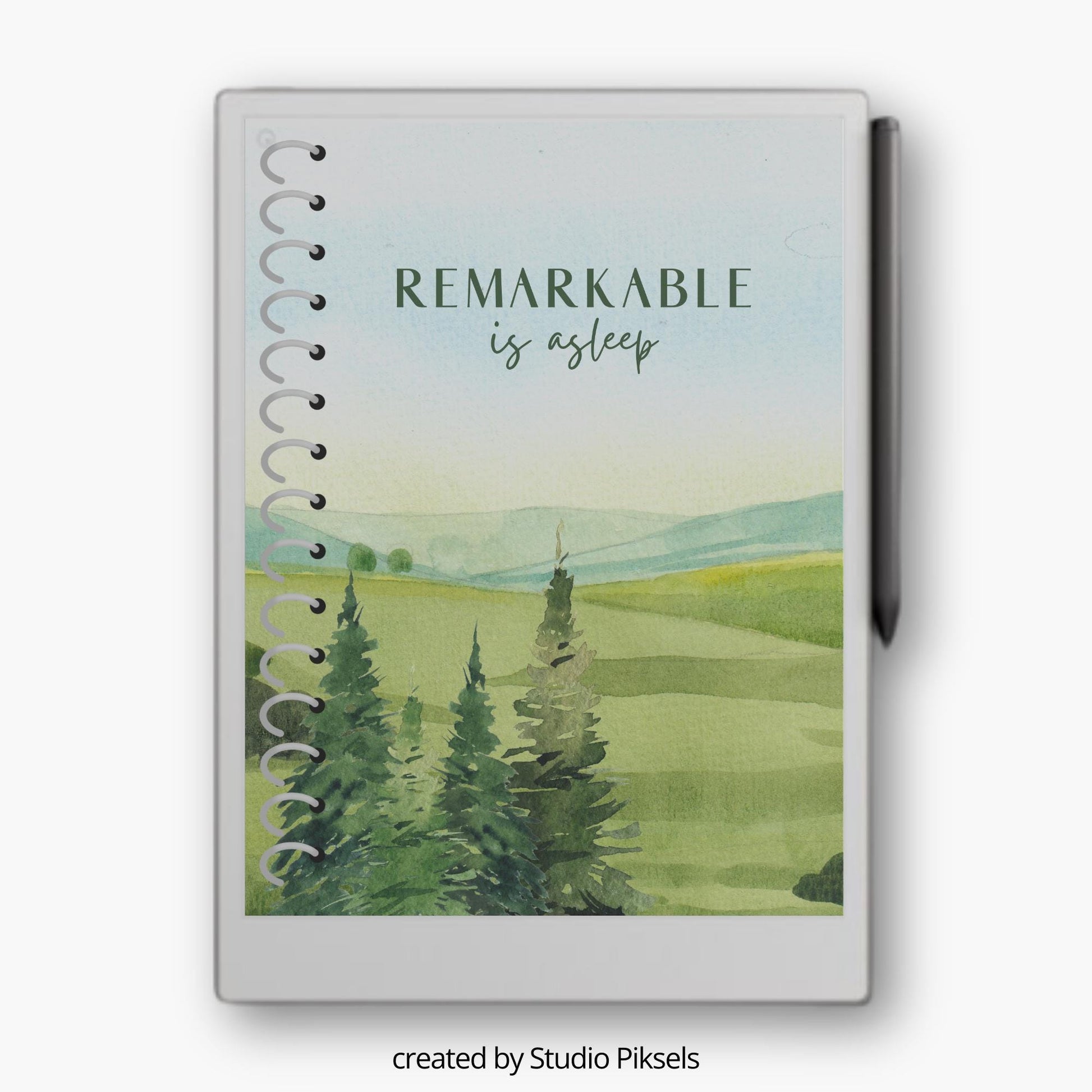 Designed for reMarkable Paper Pro.
This PNG sleep screen is optimized for reMarkable Paper Pro devices and may also be compatible with supported E Ink tablets.