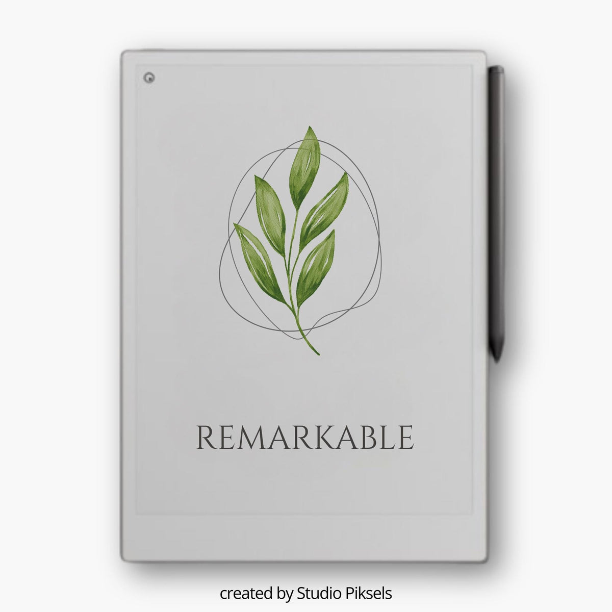 This sleep screen is optimized for the color display features of reMarkable Paper Pro and may also be used on compatible E Ink devices where the artwork will appear in grayscale.