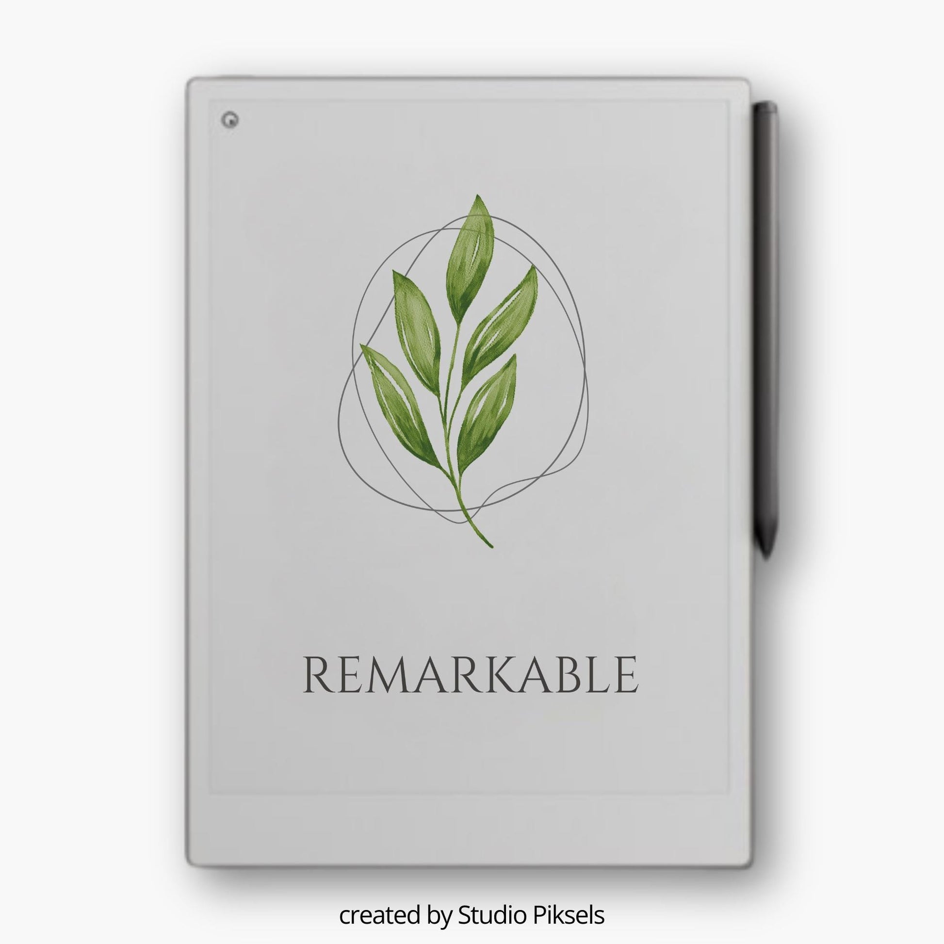 This sleep screen is optimized for the color display features of reMarkable Paper Pro and may also be used on compatible E Ink devices where the artwork will appear in grayscale.