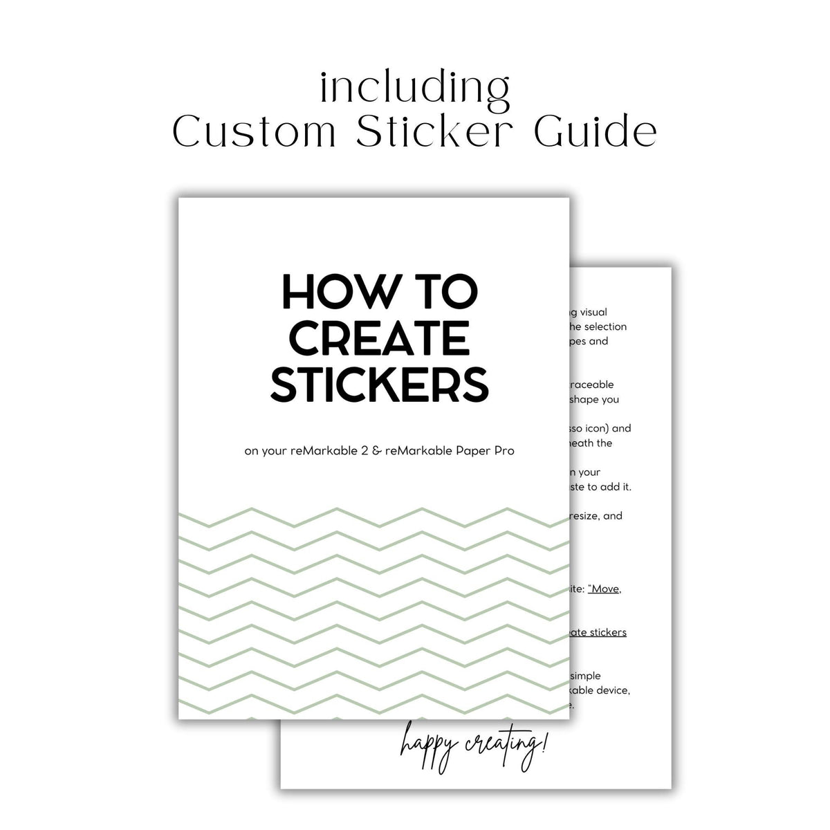 19 digital Sticky Note Stickers for reMarkable 2 and Paper Pure featuring reusable memo shapes for reminders, planning, note-taking, and Capture Tool use.