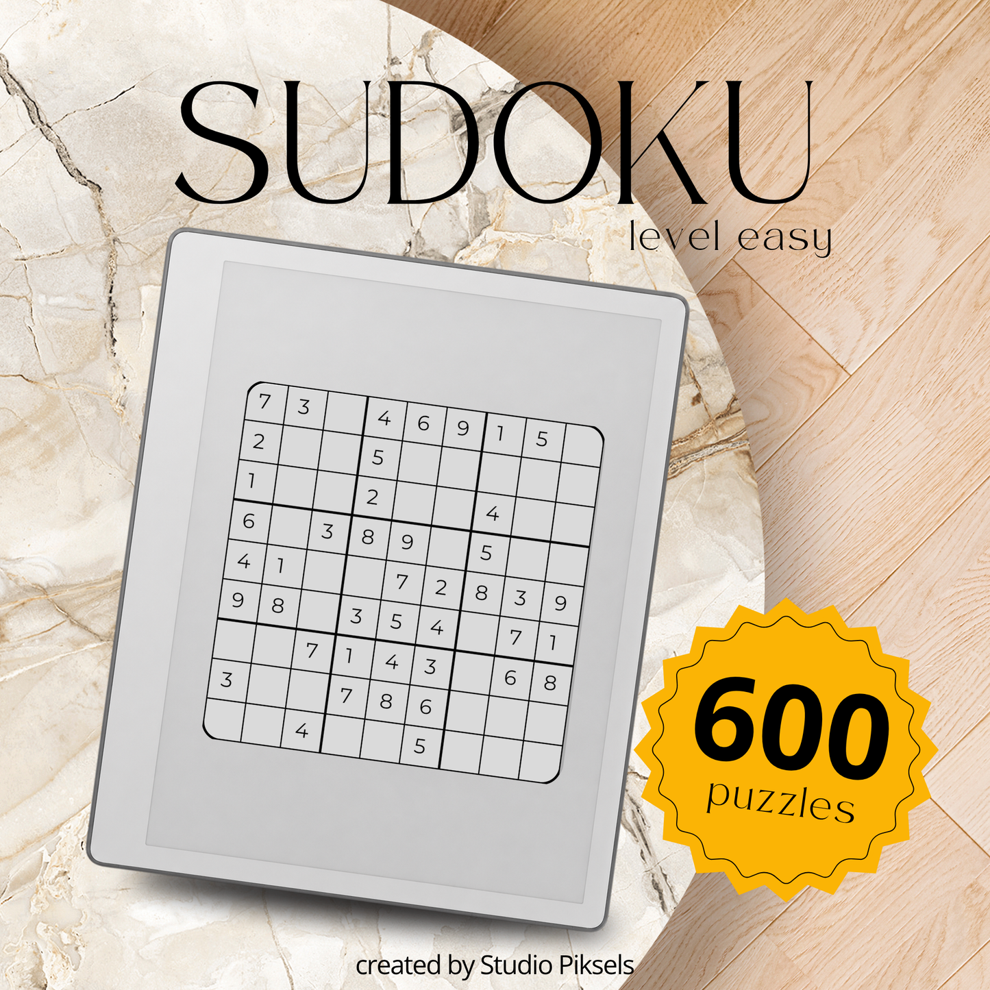 Sudoku Puzzle Bundle for reMarkable Paper Pure