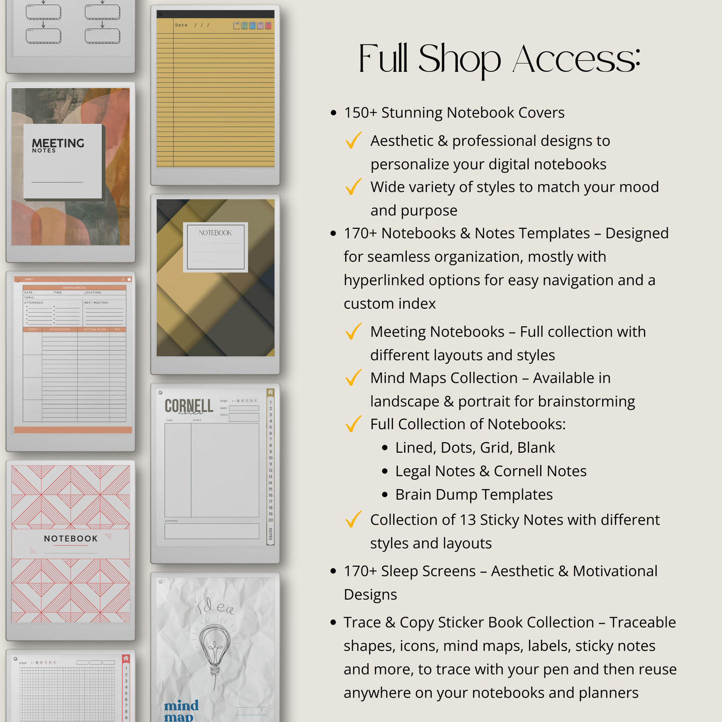 Full Shop Access for reMarkable Paper Pro Collection
