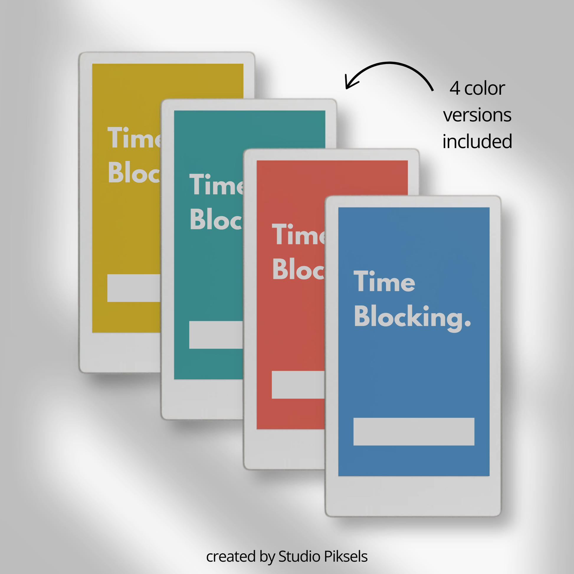 Hyperlinked time blocking weekly planner PDF for reMarkable Paper Pro Move with structured schedule layout and checklist pages.