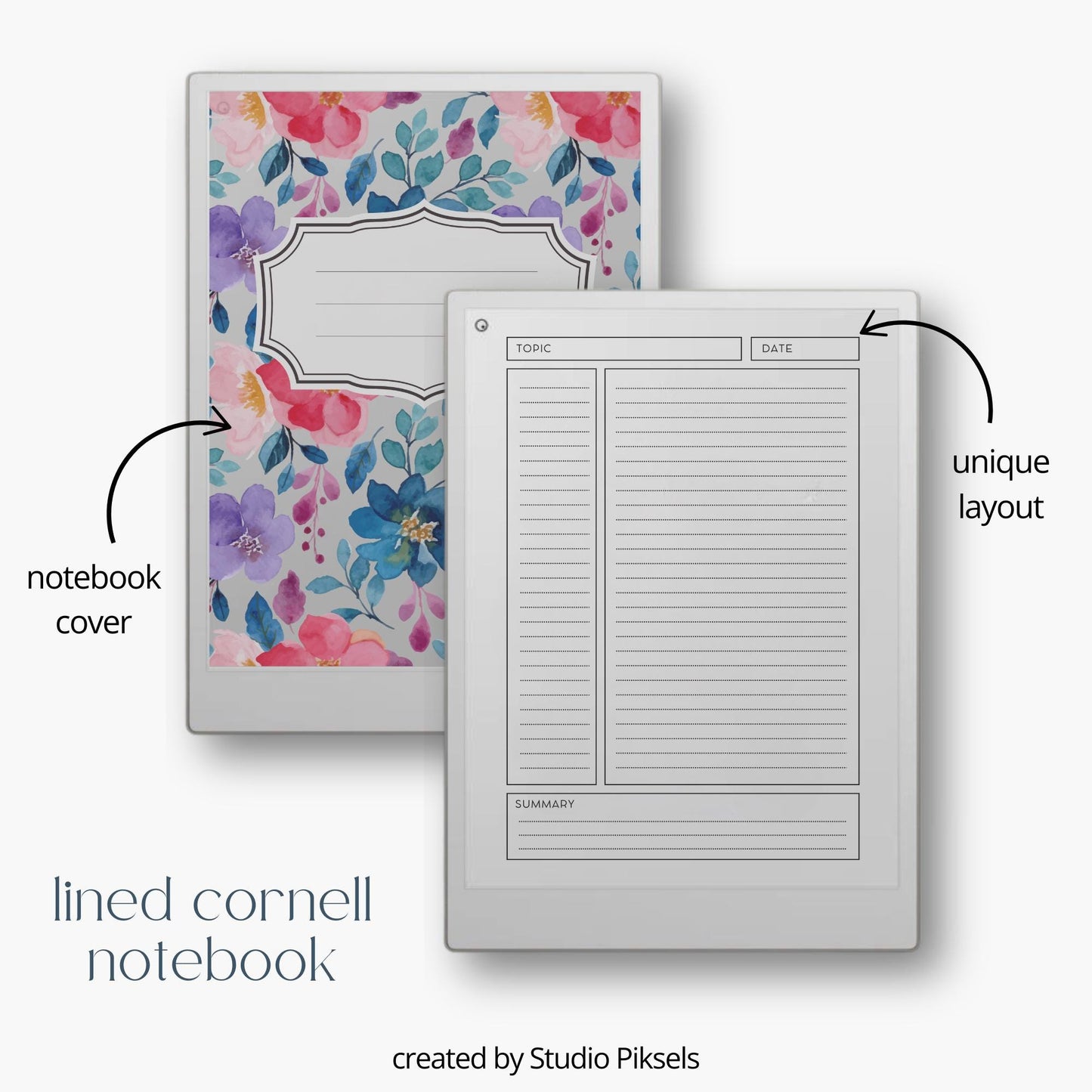 Notebook bundle for reMarkable Paper Pro with multiple layouts.