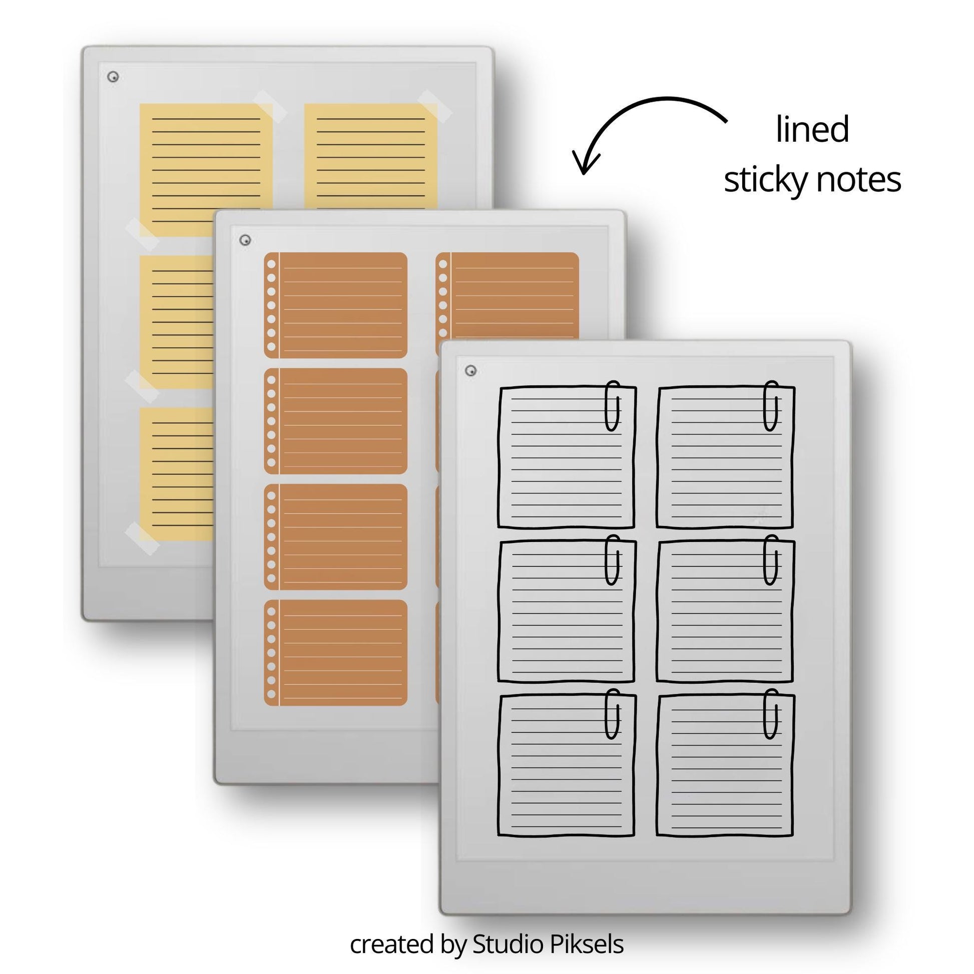 Productivity templates for reMarkable Paper Pro with hyperlinked planner, meeting notes templates, bullet journal, mind maps, and sleep screens.