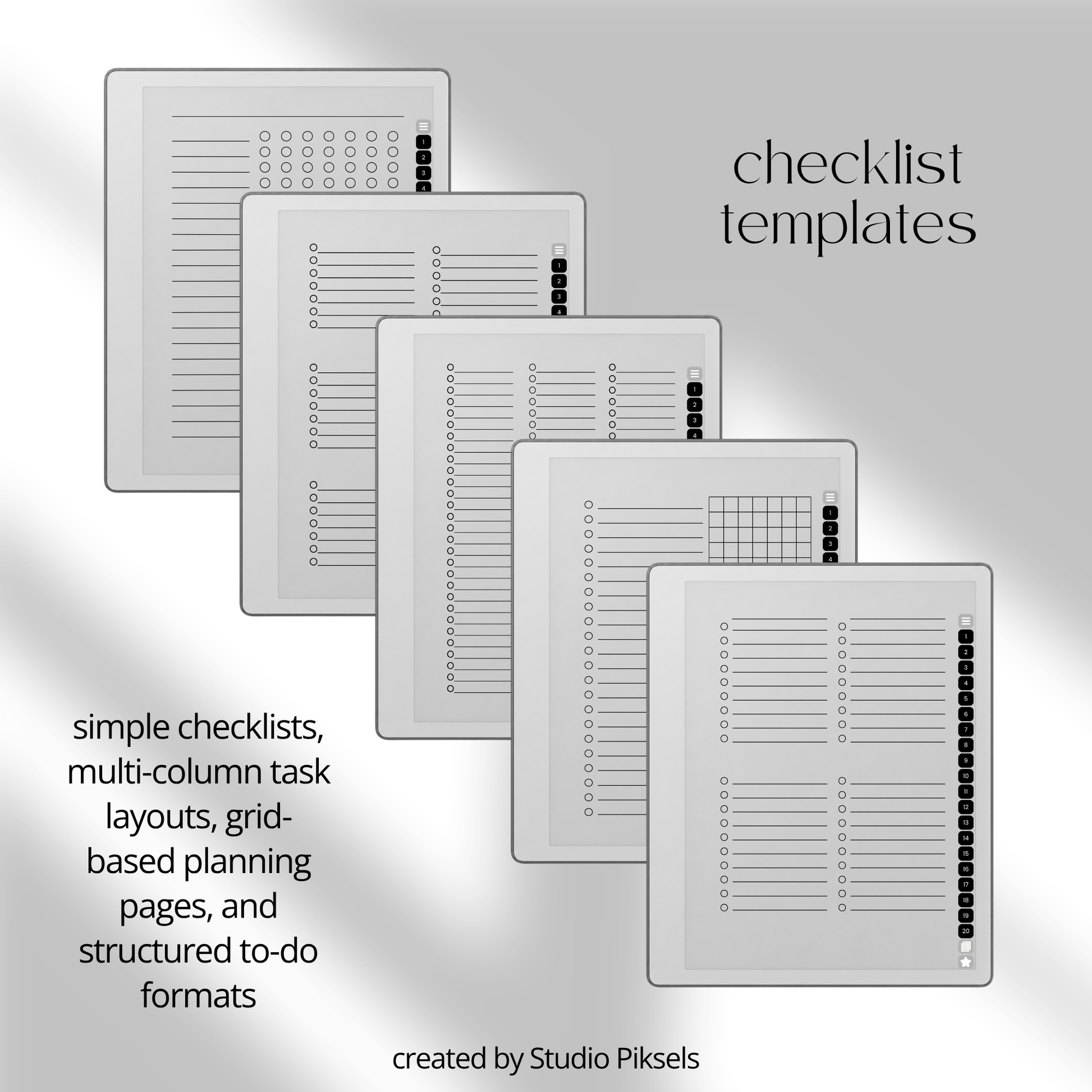 Custom Infinite Notebook for reMarkable Paper Pure