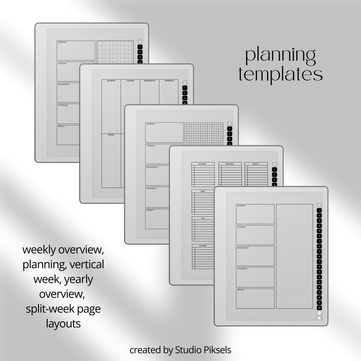 Custom Infinite Notebook for reMarkable Paper Pure