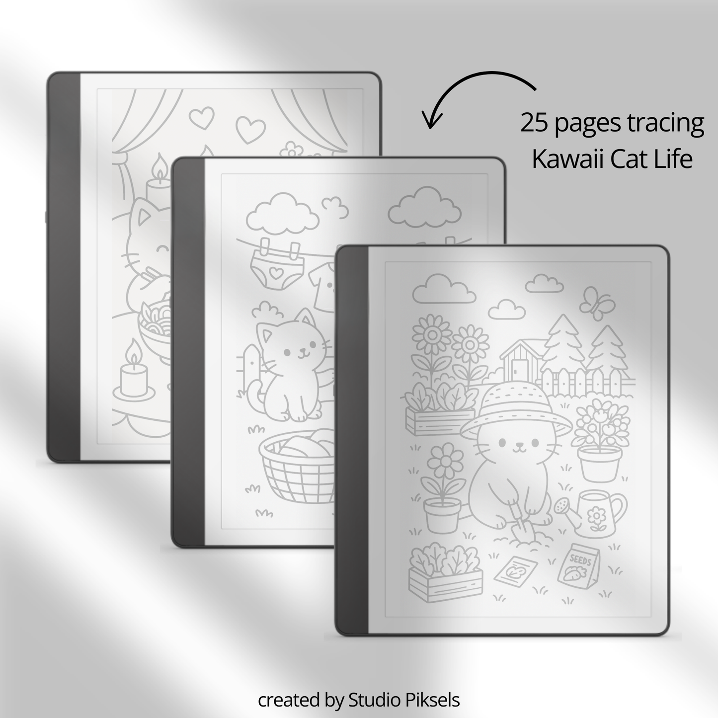 XL Tracing Bundle for Kindle Scribe featuring travel-themed tracing books, mandala patterns, floral designs, stained glass art, ocean scenes, and creative tracing pages for mindful digital drawing