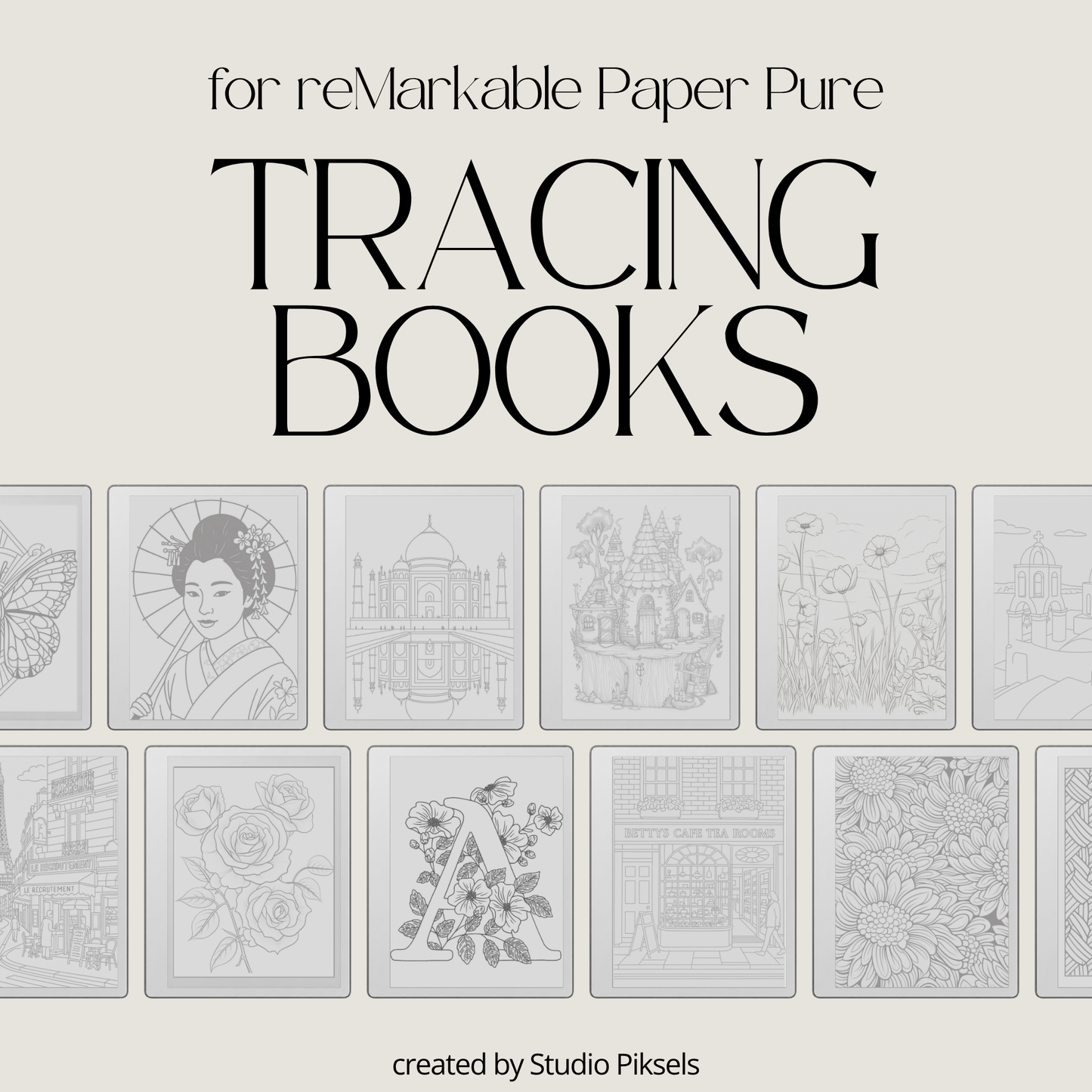 XL Tracing Bundle for reMarkable Paper Pure