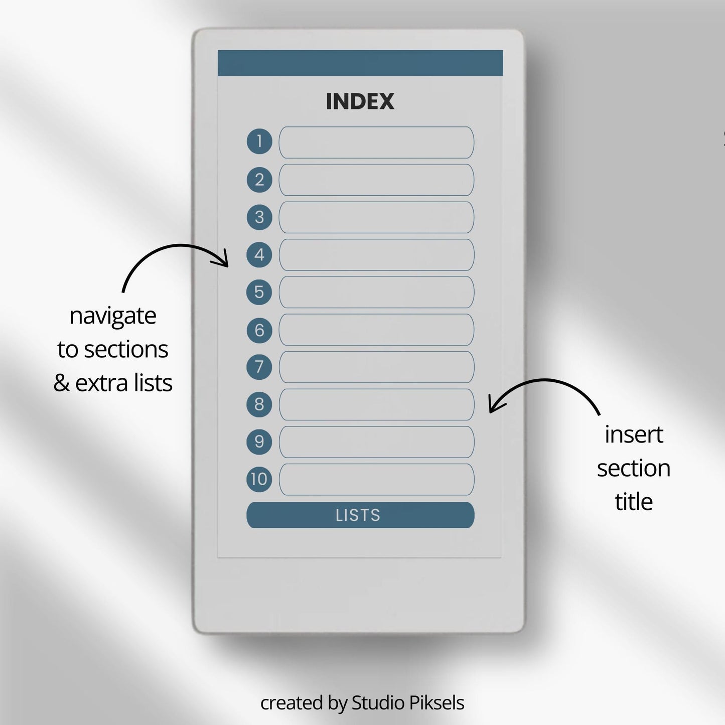 Project Planner for reMarkable Paper Pro Move