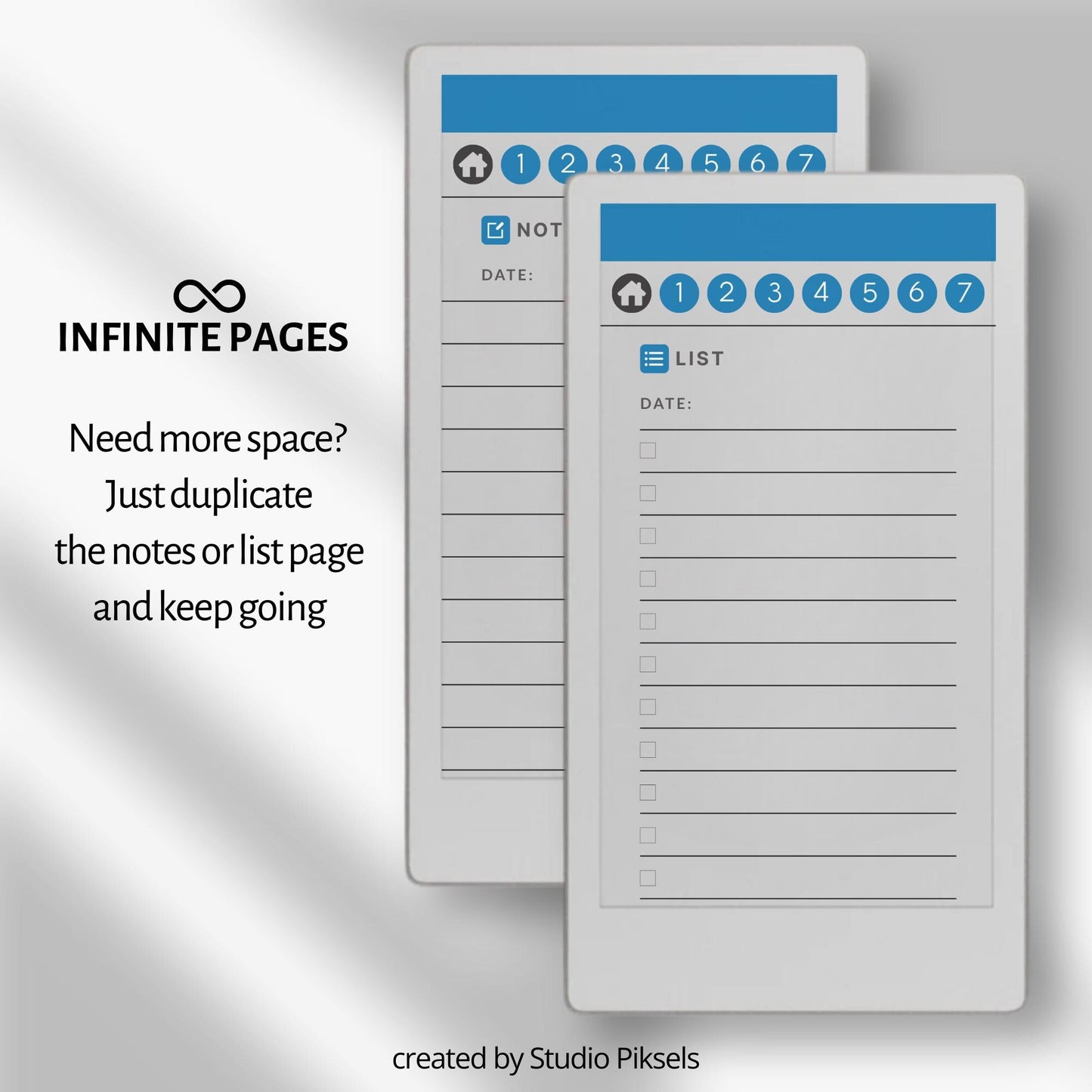 Project & Goal Planner for reMarkable Paper Pro Move