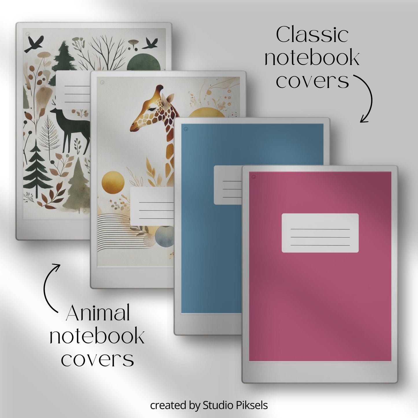 Ultimate Notebook Cover Bundle for reMarkable Paper Pro: 200+ Digital Covers