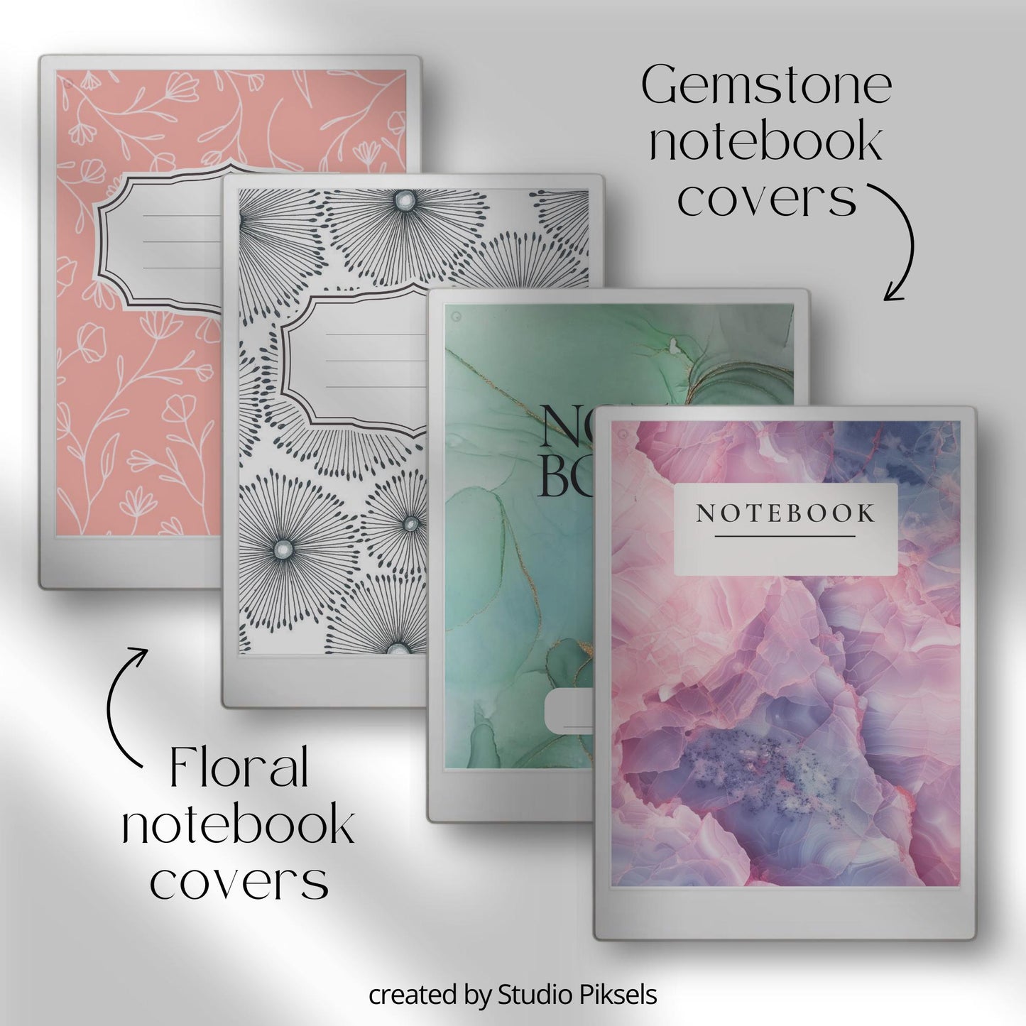 Ultimate Notebook Cover Bundle for reMarkable Paper Pro: 200+ Digital Covers