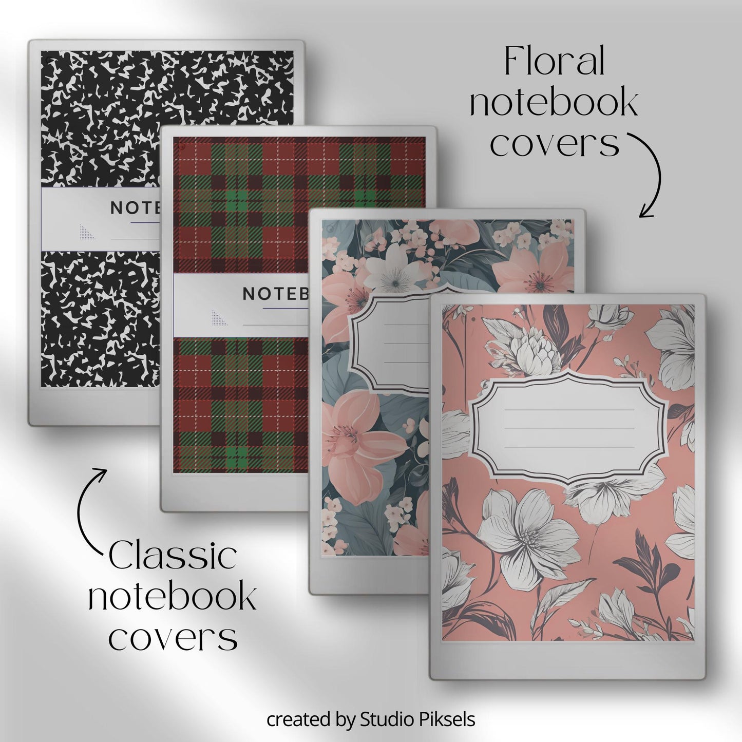 Ultimate Notebook Cover Bundle for reMarkable Paper Pro: 200+ Digital Covers