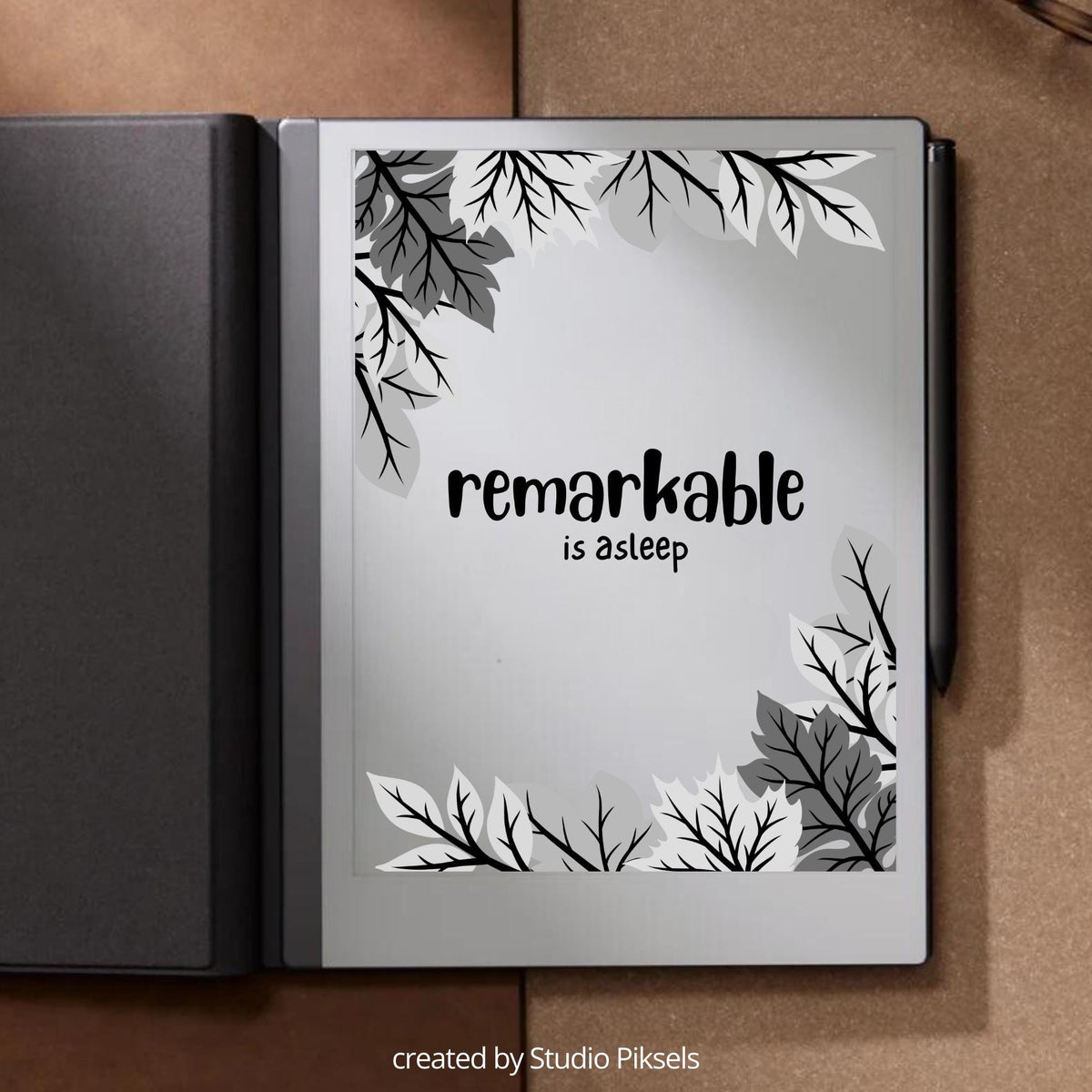 Remarkable 2 Sleep Screen Cover with Fall Design