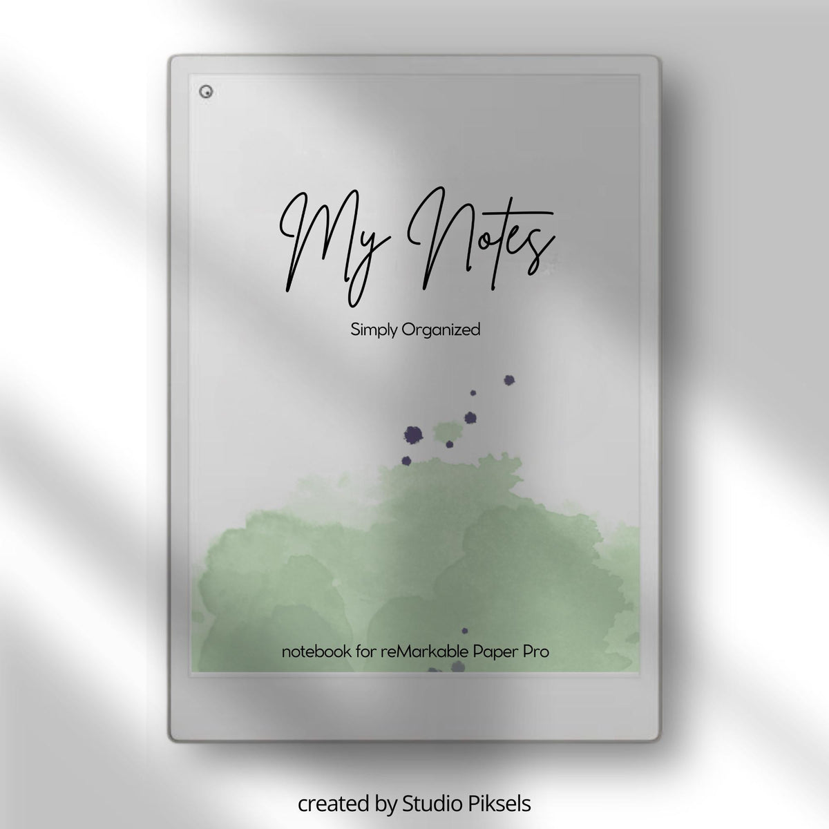 Notebook for reMarkable Paper Pro with notes and 75 pages