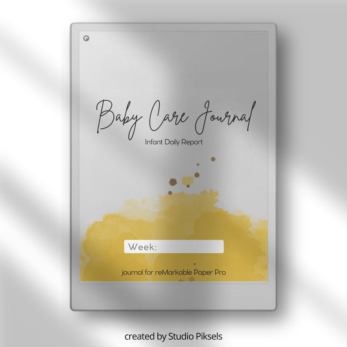 Baby Tracker for reMarkable Paper Pro