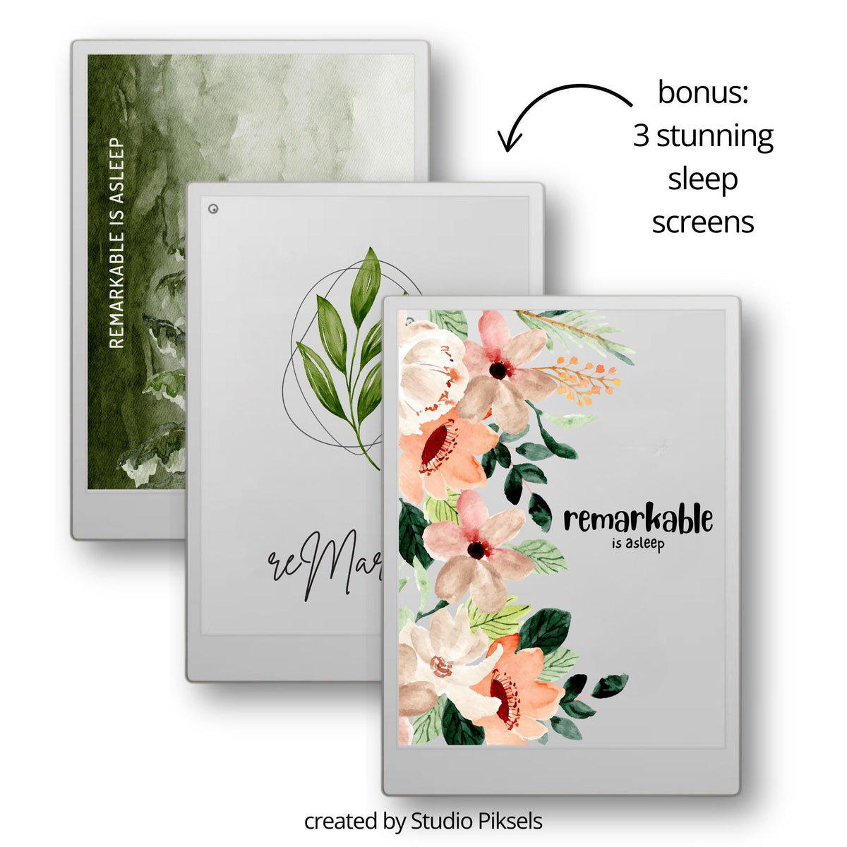 Starter Bundle for reMarkable Paper Pro all-in-one digital planner bundle with hyperlinked year planner, address book, password tracker, notebook, and productivity templates. Includes structured planning tools, organization layouts, and creative pages for daily use on reMarkable Paper Pro.