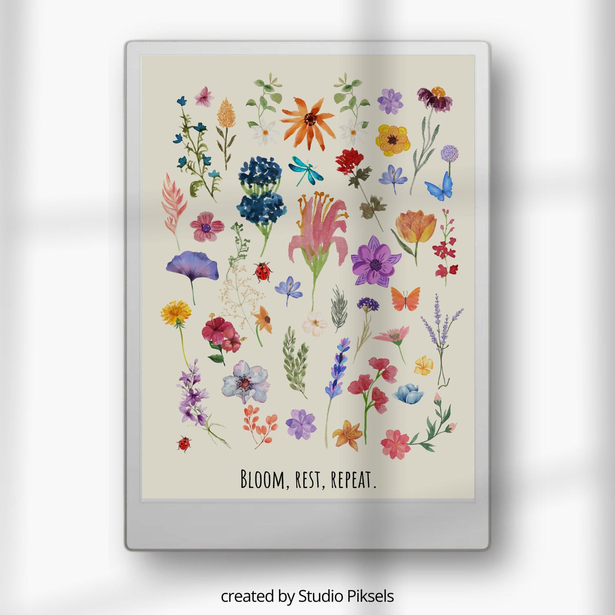Sleep Screen Bundle for reMarkable Paper Pro with Flowers