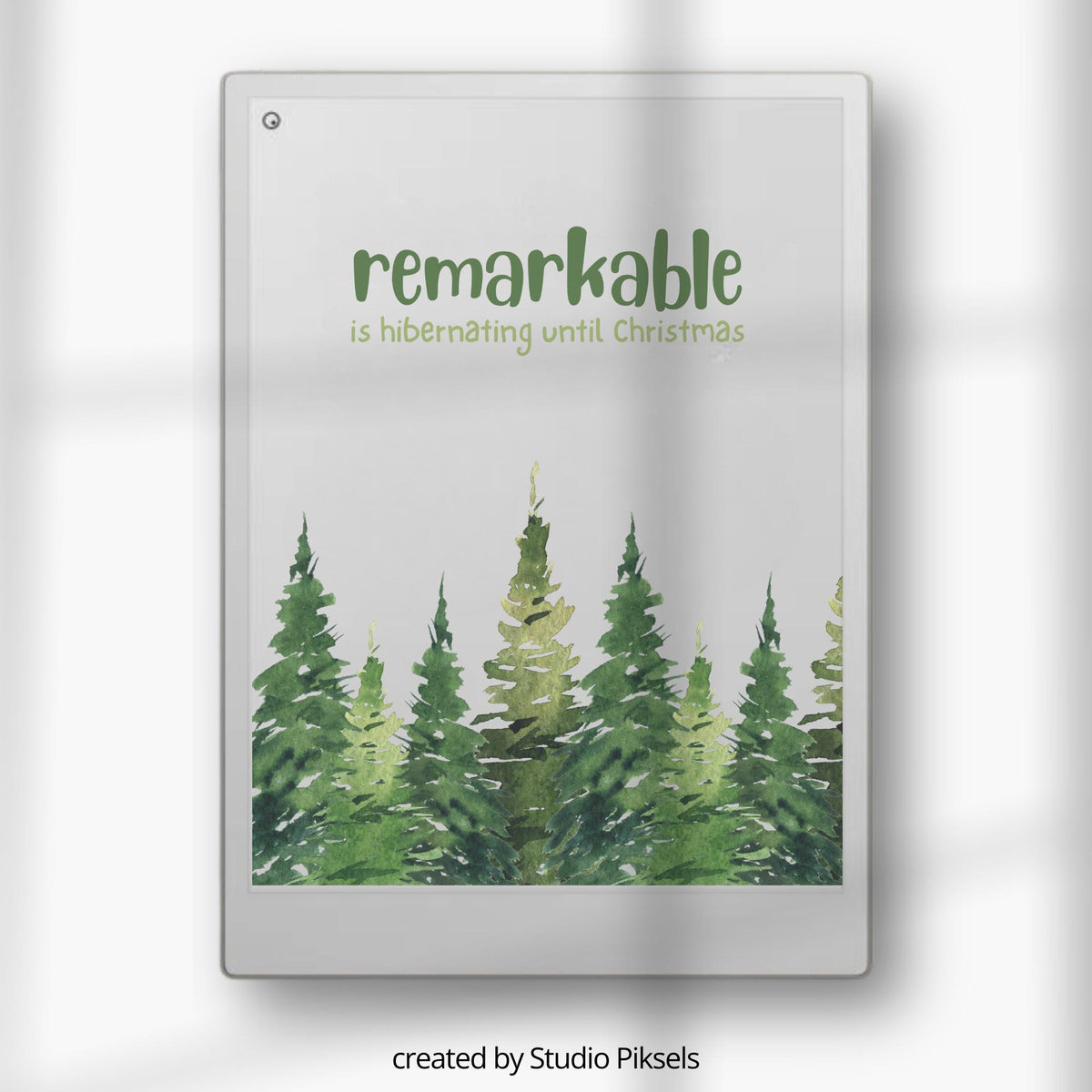 Bring the magic of Christmas to your reMarkable Paper Pro with this festive sleep screen bundle. Each design captures the joyful spirit of the holiday season, adding warmth and cheer to your device.