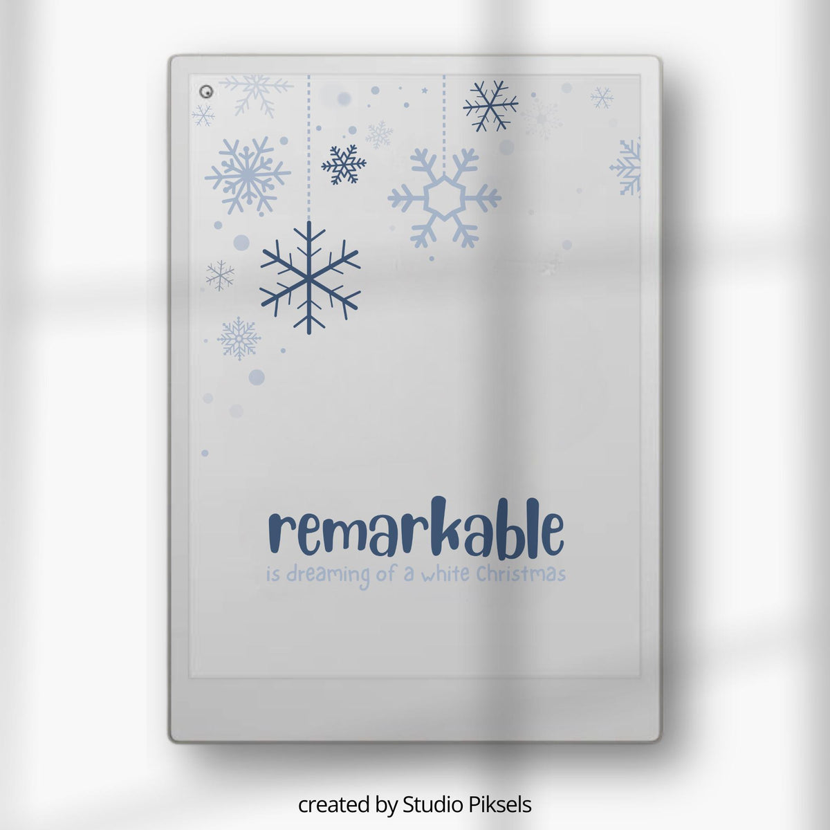 Bring the magic of Christmas to your reMarkable Paper Pro with this festive sleep screen bundle. Each design captures the joyful spirit of the holiday season, adding warmth and cheer to your device.