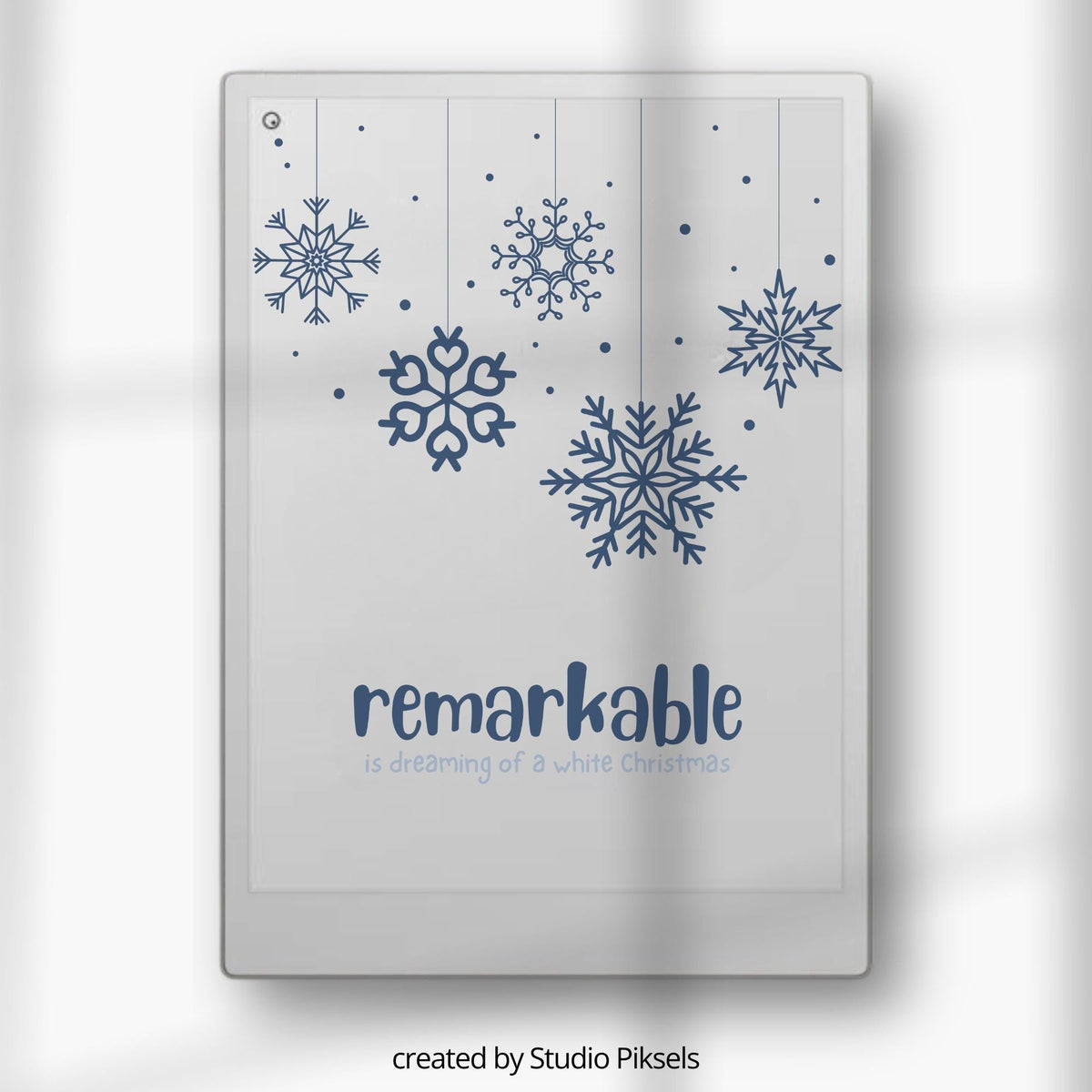 Bring the magic of Christmas to your reMarkable Paper Pro with this festive sleep screen bundle. Each design captures the joyful spirit of the holiday season, adding warmth and cheer to your device.
