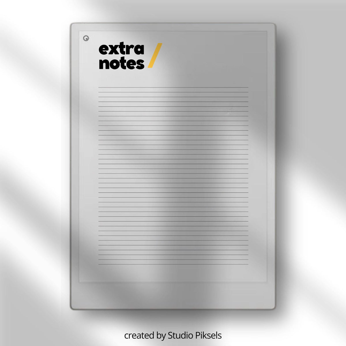 Morning Journal for reMarkable Paper Pro with guided digital journaling pages for gratitude, mindfulness, reflection, and daily planning