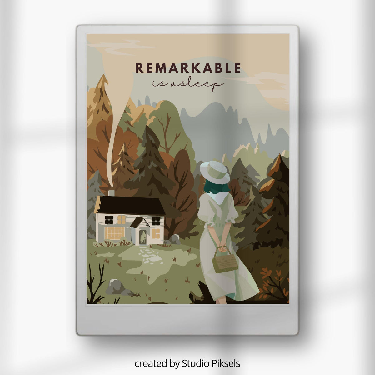 Sleep Screen for reMarkable Paper Pro With Serene Landscape