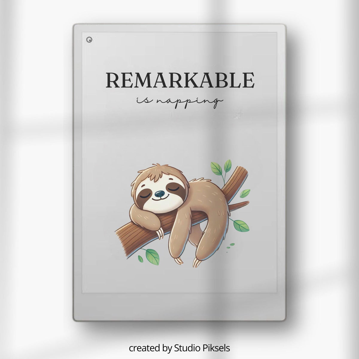 Add a cozy and playful look to your device with this Cute Sleep Screen Bundle designed for reMarkable Paper Pro. This collection includes 8 adorable sleep screen designs featuring peaceful napping animals in a soft cartoon style, bringing warmth and personality to your device during sleep mode.