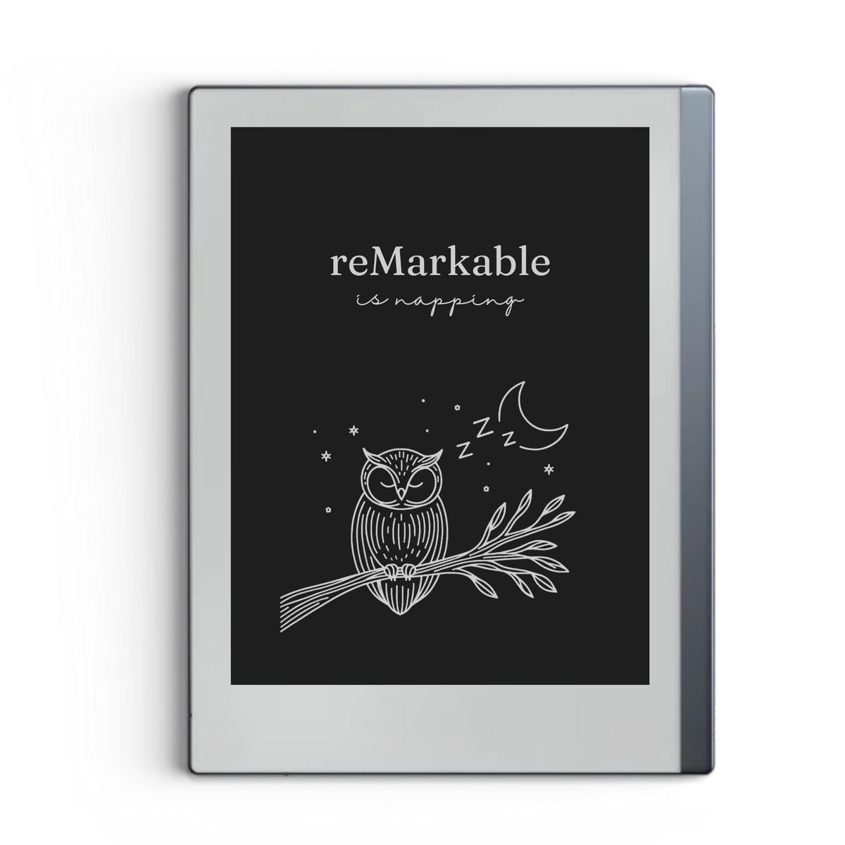 Sleep Screen for reMarkable Napping Owl