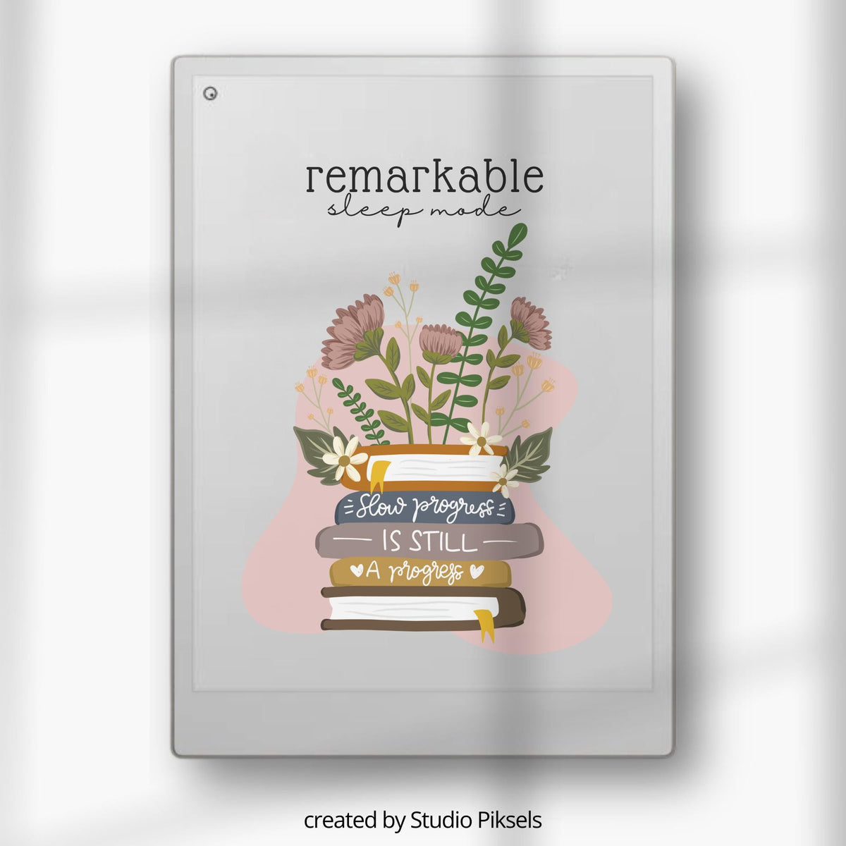 Sleep Screen Bundle for reMarkable Paper Pro with Flowers