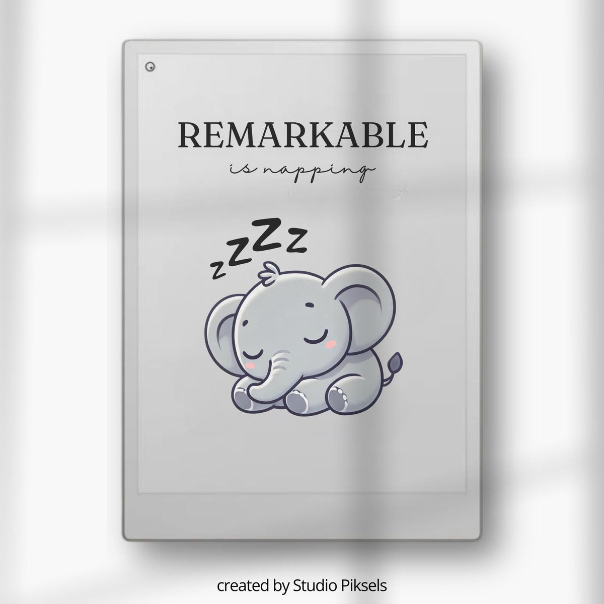 Add a cozy and playful look to your device with this Cute Sleep Screen Bundle designed for reMarkable Paper Pro. This collection includes 8 adorable sleep screen designs featuring peaceful napping animals in a soft cartoon style, bringing warmth and personality to your device during sleep mode.