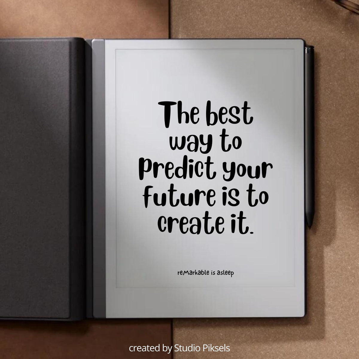 Inspirational quote sleep screen bundle for reMarkable 2 and reMarkable Paper Pure with motivational typography designs in PDF and PNG format