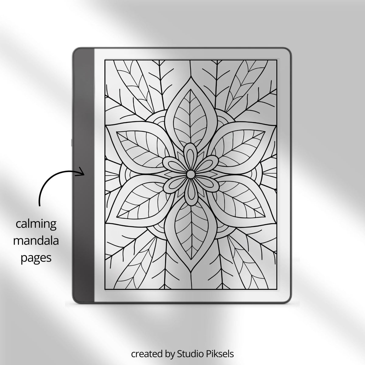 Mandala, Flower & Magical Tracing Book Bundle for Kindle Scribe featuring mandala patterns, floral tracing pages, and fantasy-inspired designs for relaxing digital tracing and mindful creativity.