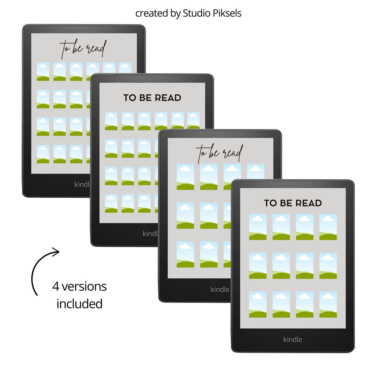 Custom Kindle To Be Read List, Personalized Kindle TBR, TBR Kindle Template, Kindle Reading List, Kindle Book List, Kindle...