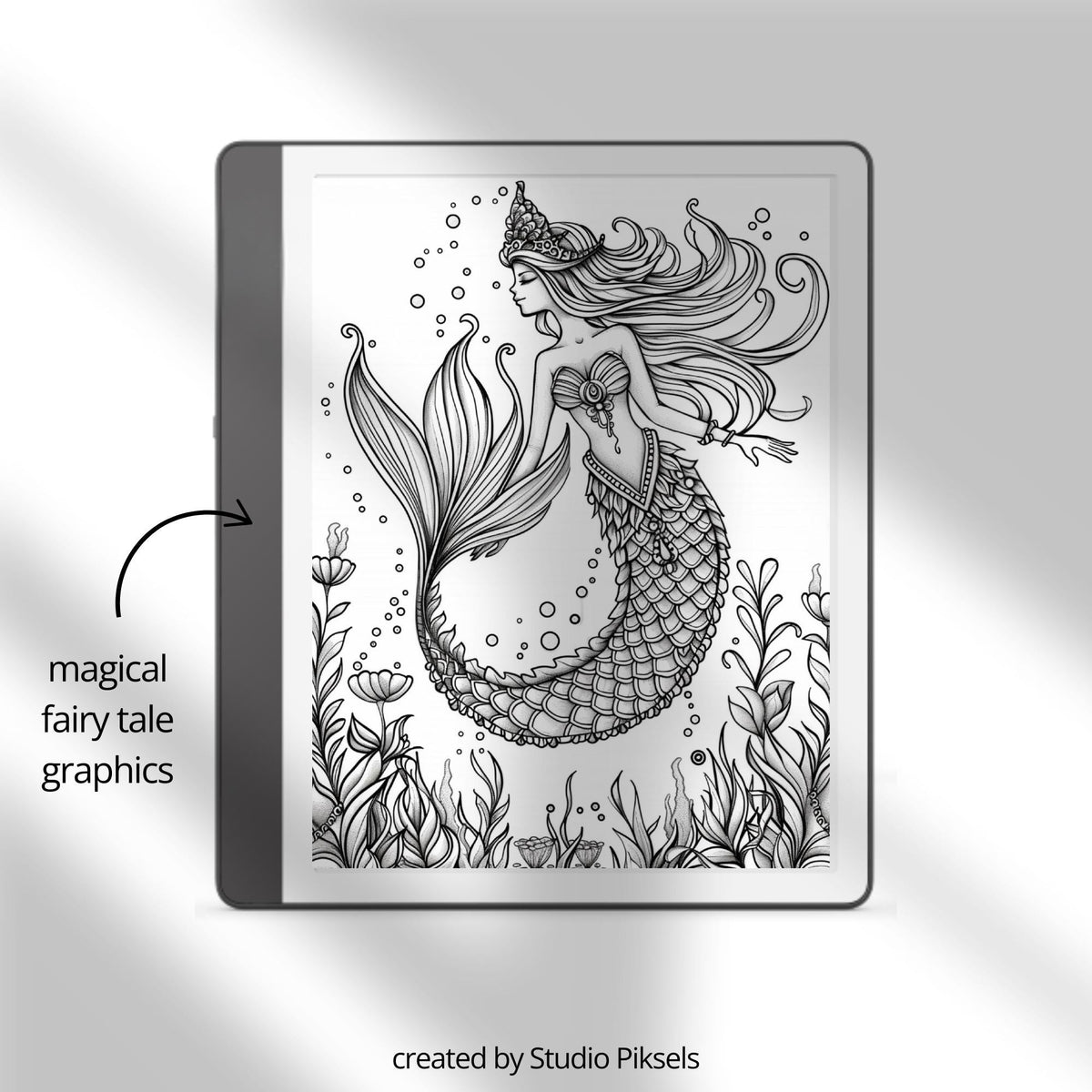 Mandala, Flower & Magical Tracing Book Bundle for Kindle Scribe featuring mandala patterns, floral tracing pages, and fantasy-inspired designs for relaxing digital tracing and mindful creativity.