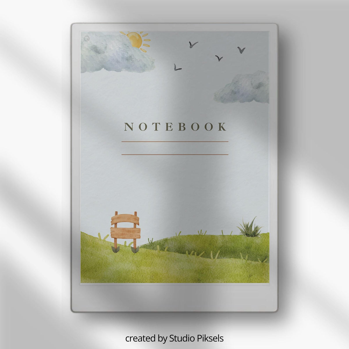 Artistic notebook cover bundle for the reMarkable Paper Pro featuring 13 colorful floral and botanical digital covers, planner aesthetics, and file organization layouts.