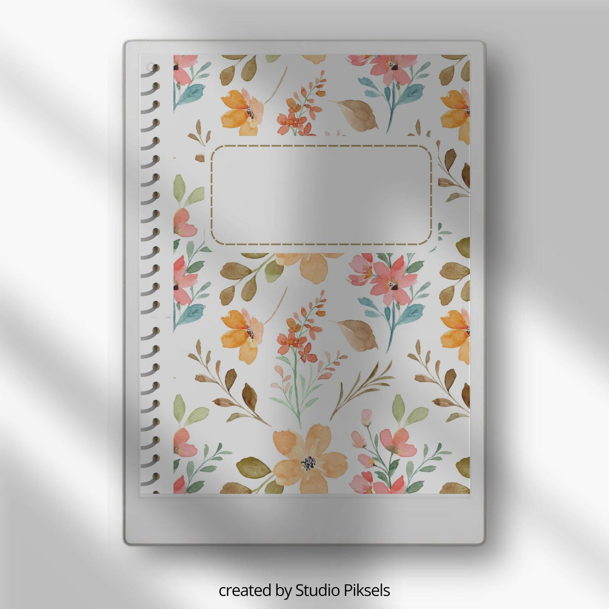 Artistic notebook cover bundle for the reMarkable Paper Pro featuring 13 colorful floral and botanical digital covers, planner aesthetics, and file organization layouts.