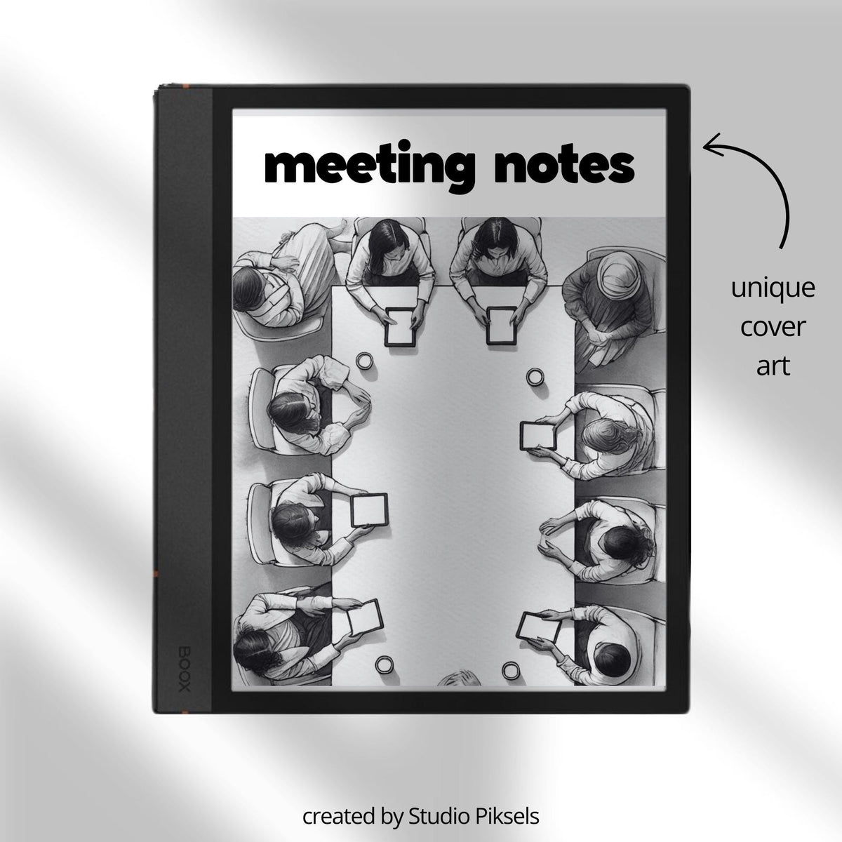 Hyperlinked Meeting Minutes Notebook for BOOX Note