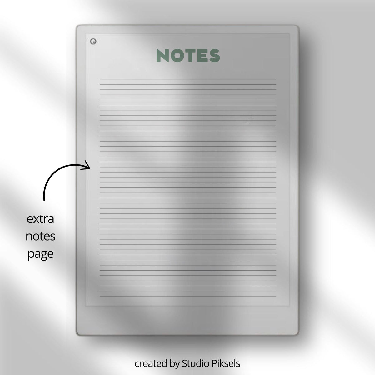 Running Planner for reMarkable tablets with yearly running trackers, mileage tracking pages, running log layouts, fitness goal planners, and digital training journals.