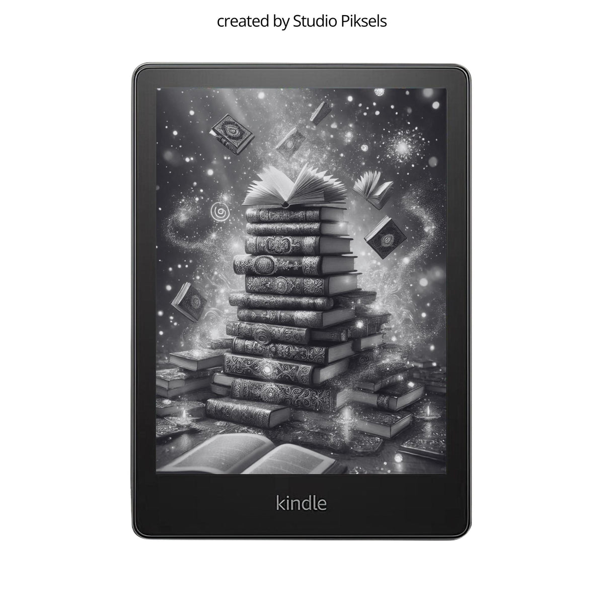 80 Book-Themed EPUB Screensavers for Kindle Colorsoft digital product preview.