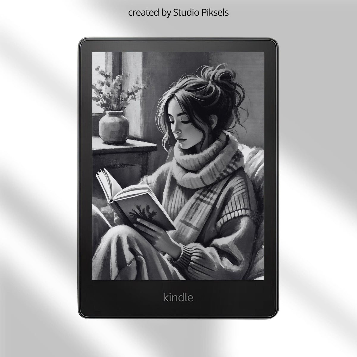 80 Book-Themed EPUB Screensavers for Kindle Colorsoft digital product preview.