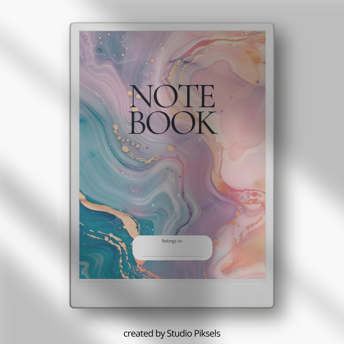 Digital notebooks with this Gemstone Notebook Cover Bundle for reMarkable Paper Pro. Featuring gemstone-inspired textures, marble patterns, and rich color palettes, these notebook covers help personalize your workspace while keeping notebooks easy to organize.