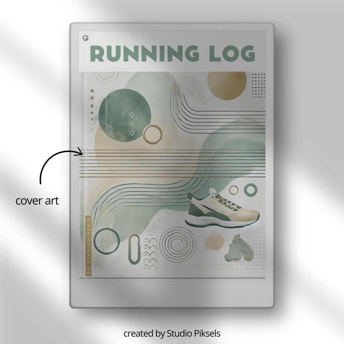 Running Planner for reMarkable tablets with yearly running trackers, mileage tracking pages, running log layouts, fitness goal planners, and digital training journals.