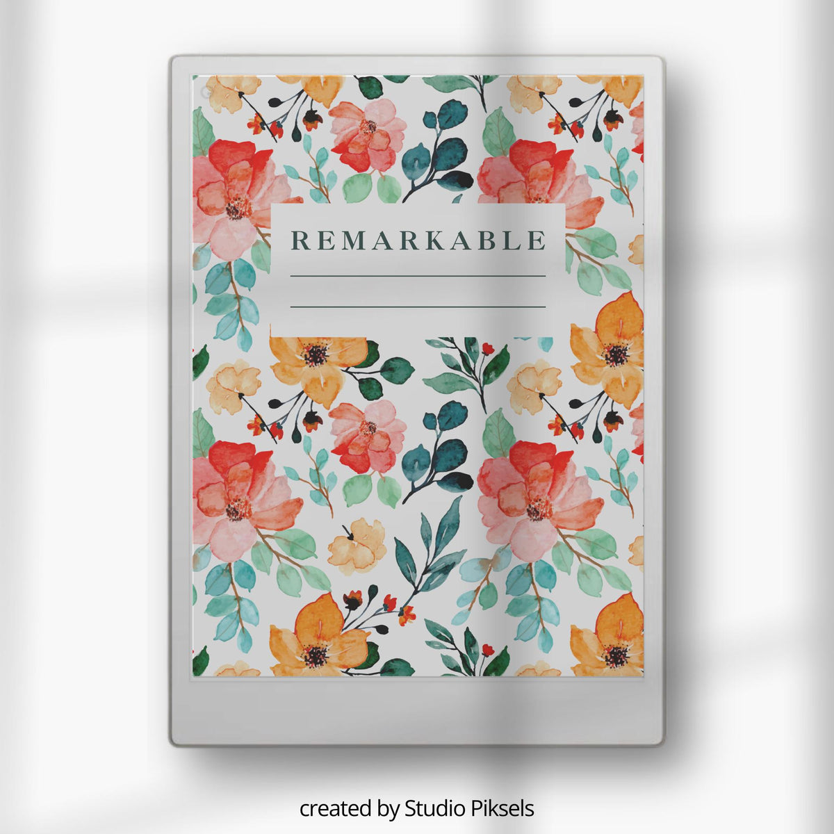Sleep Screen Bundle for reMarkable Paper Pro Flower Design