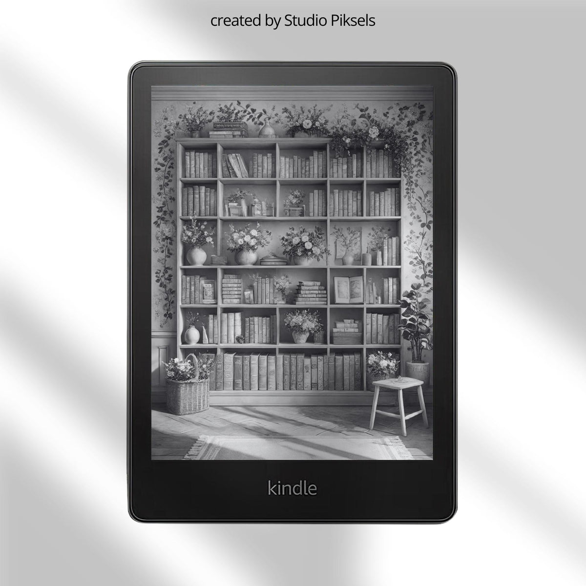 80 Book-Themed EPUB Screensavers for Kindle Colorsoft digital product preview.