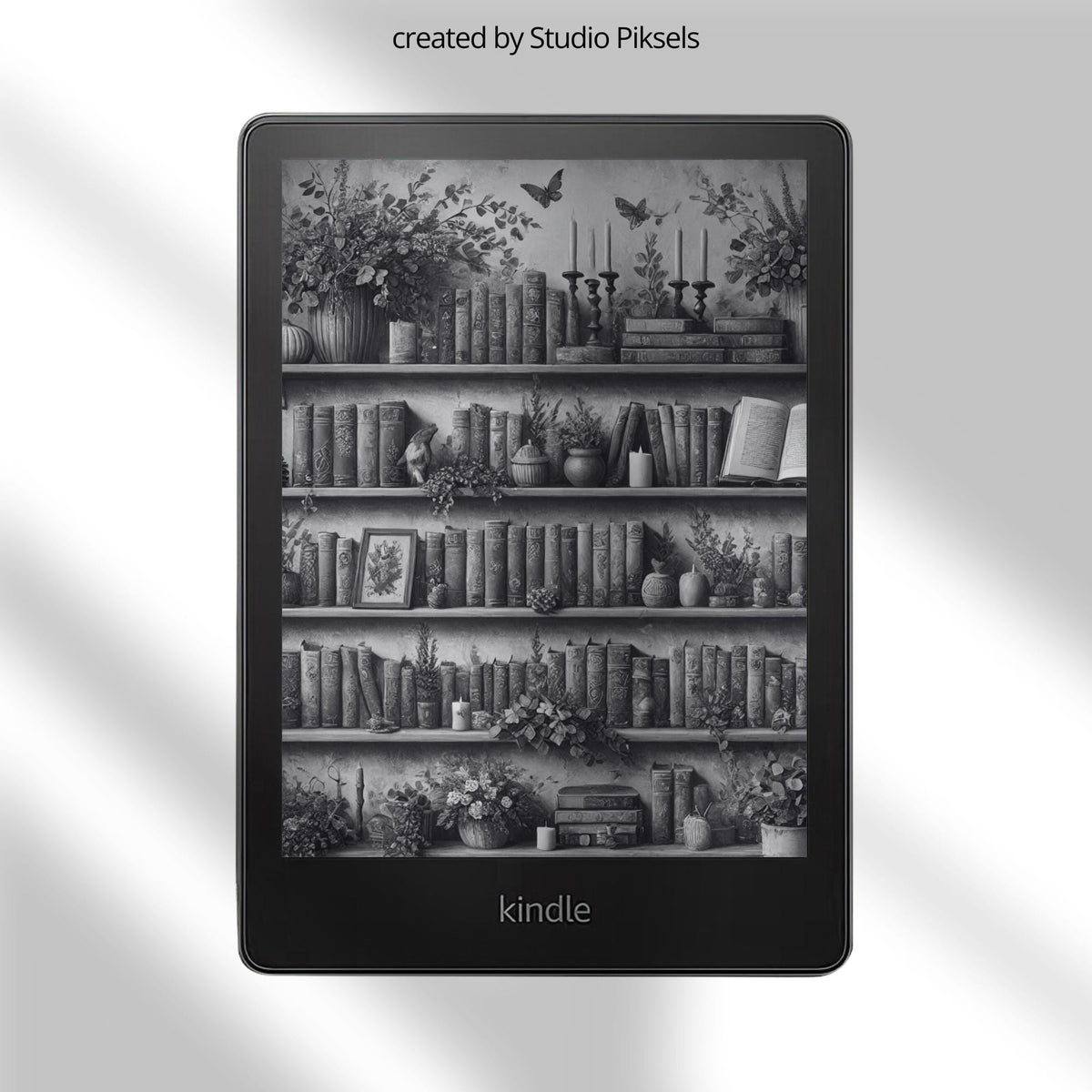 80 Book-Themed EPUB Screensavers for Kindle Colorsoft digital product preview.