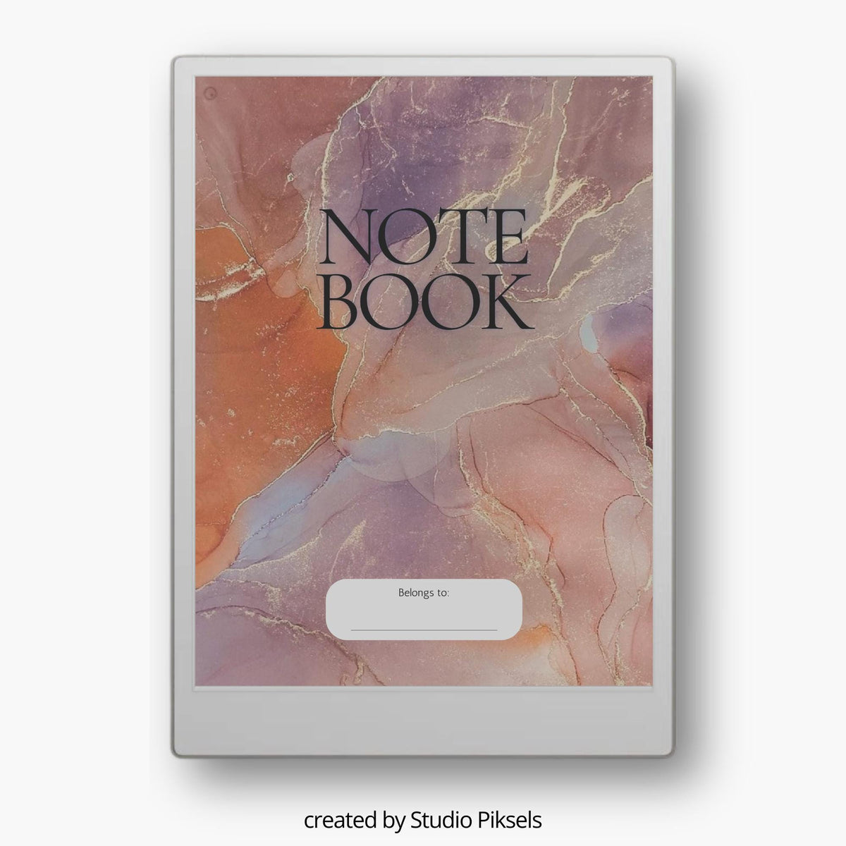 Digital notebooks with this Gemstone Notebook Cover Bundle for reMarkable Paper Pro. Featuring gemstone-inspired textures, marble patterns, and rich color palettes, these notebook covers help personalize your workspace while keeping notebooks easy to organize.