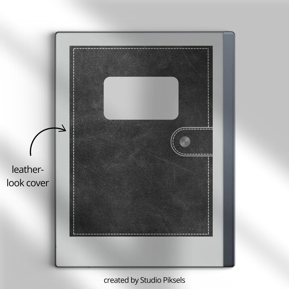 Legal Pad Notebook for reMarkable Paper Pure and reMarkable 2 with leather-style cover and lined legal pad layouts