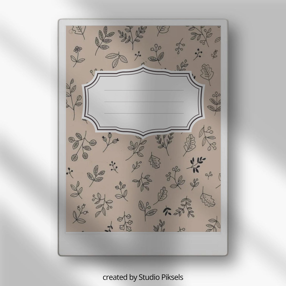 Organize your digital notebooks with this Minimalist Botanical Notebook Cover Bundle designed for reMarkable Paper Pro and other reMarkable devices. This collection includes 12 soft botanical notebook covers featuring delicate floral patterns, neutral tones, and elegant layouts for a clean and calming digital workspace.
